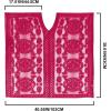 image:imageWomens Lace Bathing Suit Cover Up Open Front Swimsuit Coverup Summer Swimwear Loose Bikini Beach Kimono 2026Pink