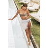 image:imageSwimsuit Coverups for Women Sarong Beach Bikini Wrap Sheer Short Skirt Chiffon Scarf for Swimwear 2026A White Solid
