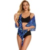 image:imageSwimsuit Coverups for Women Sarong Beach Bikini Wrap Sheer Short Skirt Chiffon Scarf for Swimwear 2026Blue Purple Stripe
