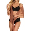 image:imageSwimsuit Coverups for Women Sarong Beach Bikini Wrap Sheer Short Skirt Chiffon Scarf for Swimwear 2026Brown