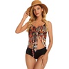 image:imageSwimsuit Coverups for Women Sarong Beach Bikini Wrap Sheer Short Skirt Chiffon Scarf for Swimwear 2026Brown Boho