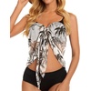 image:imageSwimsuit Coverups for Women Sarong Beach Bikini Wrap Sheer Short Skirt Chiffon Scarf for Swimwear 2026Coconut Khaki