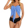 image:imageSwimsuit Coverups for Women Sarong Beach Bikini Wrap Sheer Short Skirt Chiffon Scarf for Swimwear 2026Light Blue