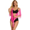 image:imageSwimsuit Coverups for Women Sarong Beach Bikini Wrap Sheer Short Skirt Chiffon Scarf for Swimwear 2026Light Pink