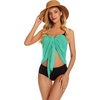 image:imageSwimsuit Coverups for Women Sarong Beach Bikini Wrap Sheer Short Skirt Chiffon Scarf for Swimwear 2026Mint Green