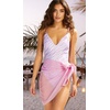 image:imageSwimsuit Coverups for Women Sarong Beach Bikini Wrap Sheer Short Skirt Chiffon Scarf for Swimwear 2026Pink