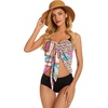 image:imageSwimsuit Coverups for Women Sarong Beach Bikini Wrap Sheer Short Skirt Chiffon Scarf for Swimwear 2026Pink Boho