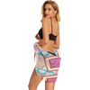 image:imageSwimsuit Coverups for Women Sarong Beach Bikini Wrap Sheer Short Skirt Chiffon Scarf for Swimwear 2026Pink Boho