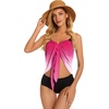 image:imageSwimsuit Coverups for Women Sarong Beach Bikini Wrap Sheer Short Skirt Chiffon Scarf for Swimwear 2026Pink White Gradient