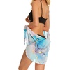 image:imageSwimsuit Coverups for Women Sarong Beach Bikini Wrap Sheer Short Skirt Chiffon Scarf for Swimwear 2026Purple Pink Gilt