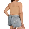 image:imageTube Tops for Women Summer Crop Top Basic Casual Bandeau Going Out Strapless Short ShirtSolid Beige