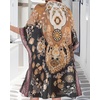image:imageWomens Kimono Swimsuit Coverups Summer Beach Casual Loose Cardigans for Swimwear 2026Black Khaki Ethnic