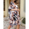 image:imageWomens Kimono Swimsuit Coverups Summer Beach Casual Loose Cardigans for Swimwear 2026Black White Brown