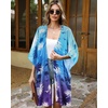 image:imageWomens Kimono Swimsuit Coverups Summer Beach Casual Loose Cardigans for Swimwear 2026Blue Purple Coconut Tree