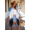 image:imageWomens Kimono Swimsuit Coverups Summer Beach Casual Loose Cardigans for Swimwear 2026Blue Tiedye