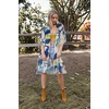 image:imageWomens Kimono Swimsuit Coverups Summer Beach Casual Loose Cardigans for Swimwear 2026Blue Yellow Flower