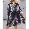 image:imageWomens Kimono Swimsuit Coverups Summer Beach Casual Loose Cardigans for Swimwear 2026Boho Pink Purple Floral