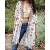 image:imageWomens Kimono Swimsuit Coverups Summer Beach Casual Loose Cardigans for Swimwear 2026Boho White and Khaki