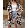 image:imageWomens Kimono Swimsuit Coverups Summer Beach Casual Loose Cardigans for Swimwear 2026Leopard Print