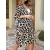 image:imageWomens Kimono Swimsuit Coverups Summer Beach Casual Loose Cardigans for Swimwear 2026Leopard Print