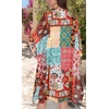 image:imageWomens Kimono Swimsuit Coverups Summer Beach Casual Loose Cardigans for Swimwear 2026Red Green Patchwork