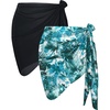 Black and Blue Gray Floral