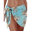 Aqua Blue Floral