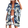 Blue White Yellow Print
