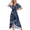 White Flower Navy