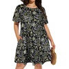 Black Yellow Floral