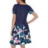 image:imageSummer Dresses for Women Casual Tshirt Short Sleeve Floral Sundress Beach Cover Ups with Pockets 2026A Blue Flower