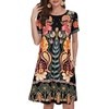 image:imageSummer Dresses for Women Casual Tshirt Short Sleeve Floral Sundress Beach Cover Ups with Pockets 2026Aa Yellow Flower