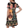 image:imageSummer Dresses for Women Casual Tshirt Short Sleeve Floral Sundress Beach Cover Ups with Pockets 2026Aa Yellow Flower