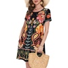 image:imageSummer Dresses for Women Casual Tshirt Short Sleeve Floral Sundress Beach Cover Ups with Pockets 2026Aa Yellow Flower