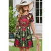 image:imageSummer Dresses for Women Casual Tshirt Short Sleeve Floral Sundress Beach Cover Ups with Pockets 2026Boho