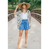 image:imageWomens Floral Print Puff Sleeve Kimono Cardigan Loose Cover Up Casual Blouse Tops 2026White Colorful Leaves