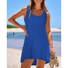 image:imageCHICGAL Swimsuit Coverup for Women Summer Sleeveless Beach Dress Tank Bikini Bathing Suit Cover Up 2026A Dark Blue