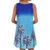 image:imageCHICGAL Swimsuit Coverup for Women Summer Sleeveless Beach Dress Tank Bikini Bathing Suit Cover Up 2026Blue Coconut Trees
