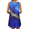 image:imageCHICGAL Swimsuit Coverup for Women Summer Sleeveless Beach Dress Tank Bikini Bathing Suit Cover Up 2026Blue Tie Dye