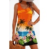 image:imageCHICGAL Swimsuit Coverup for Women Summer Sleeveless Beach Dress Tank Bikini Bathing Suit Cover Up 2026Orange Beach