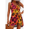 image:imageCHICGAL Swimsuit Coverup for Women Summer Sleeveless Beach Dress Tank Bikini Bathing Suit Cover Up 2026Orange Floral