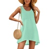 image:imageCHICGAL Swimsuit Coverup for Women Summer Sleeveless Beach Dress Tank Bikini Bathing Suit Cover Up 2026Light Green