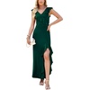 image:imageWEACZZY Women V Neck Maxi Dress Sexy Elegant Evening Party Prom Dress Cocktail Party Long Dresses 2026Dark Green