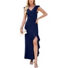 image:imageWEACZZY Women V Neck Maxi Dress Sexy Elegant Evening Party Prom Dress Cocktail Party Long Dresses 2026Navy Blue