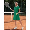 image:imageWEACZZY Women Tshirt Dress Short Sleeve Polo Dresses Easy Classic Summer DressesGreen