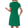 image:imageWEACZZY Women Tshirt Dress Short Sleeve Polo Dresses Easy Classic Summer DressesGreen