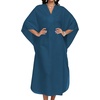 image:imageCHICGAL Womens Kaftan Dresses Long Caftans Plus Size Batwing Sleeve Swimsuit Coverup V Neck Summer Beach Dress 2026Apeacock Blue
