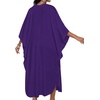 image:imageCHICGAL Womens Kaftan Dresses Long Caftans Plus Size Batwing Sleeve Swimsuit Coverup V Neck Summer Beach Dress 2026Apurple