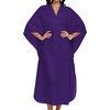 image:imageCHICGAL Womens Kaftan Dresses Long Caftans Plus Size Batwing Sleeve Swimsuit Coverup V Neck Summer Beach Dress 2026Apurple