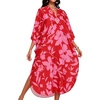 Pink Red Floral